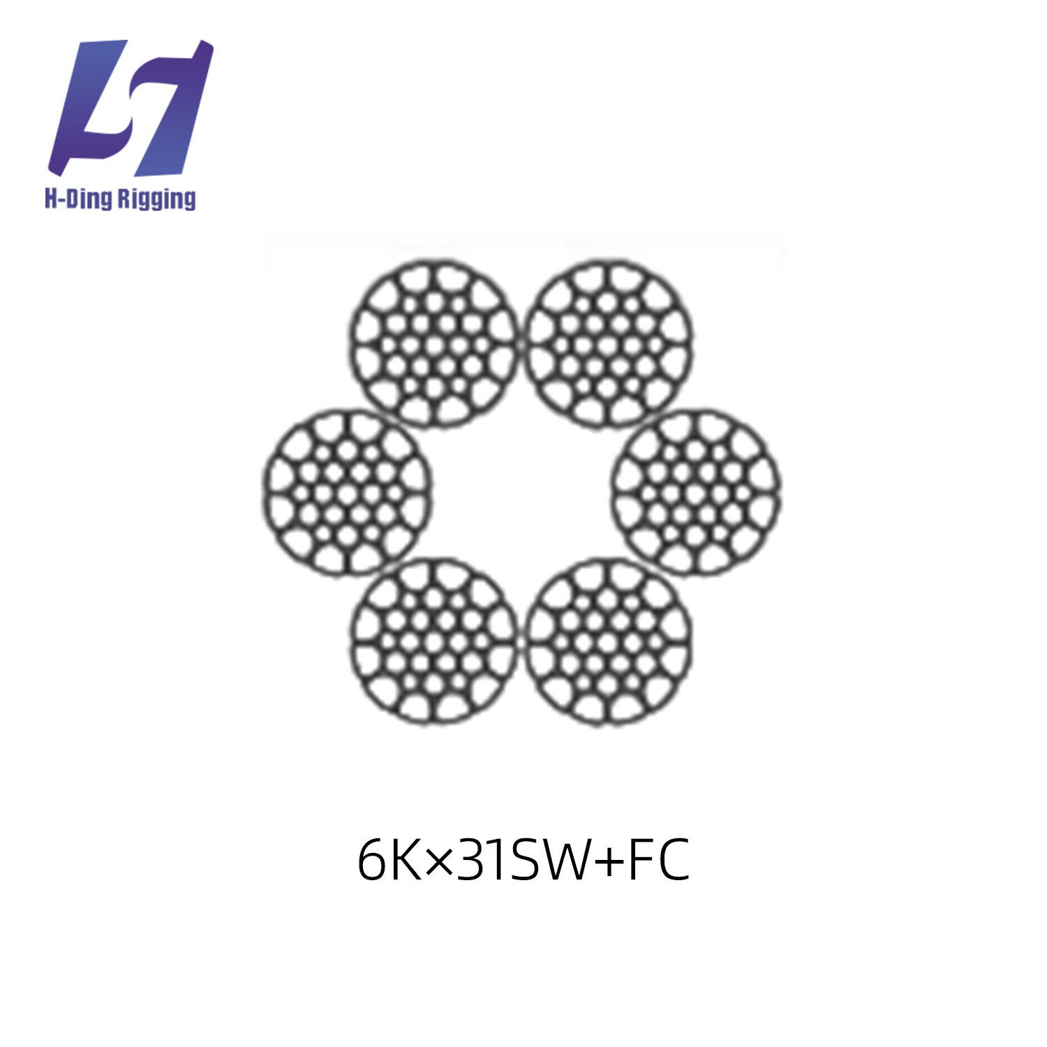 HD-R16 COMPATION UNIT STEEL WIRE ROPE